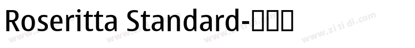 Roseritta Standard字体转换